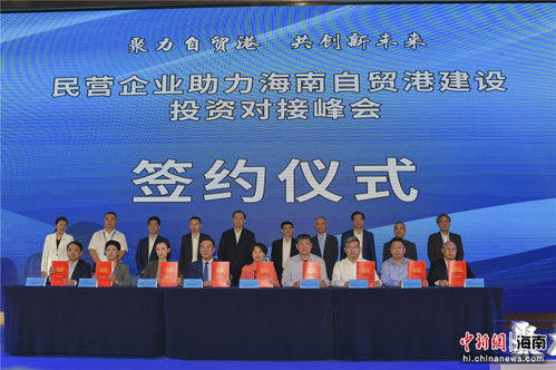潮起海之南，民企立潮头——海口企业助力海南自贸港建设投资对接峰会侧记